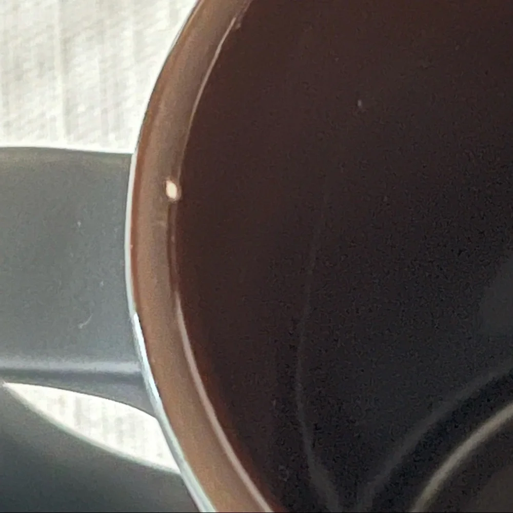 2011 Starbucks French Roast Dark Blue Coffee Mug / Brown Interior